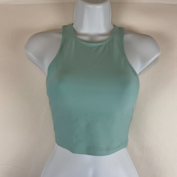 TNAction Cropped Top Sports Bra XS Light Mint Racerback - Picture 2 of 9